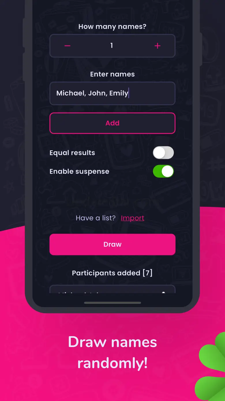Random name picker for raffles 2.0.10