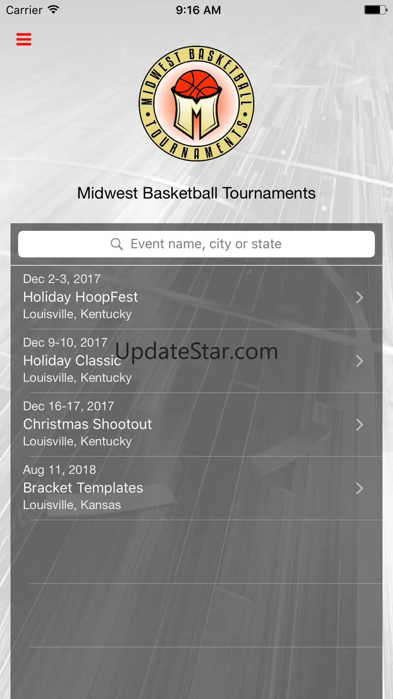 Midwest Basketball Tournaments 6.5.1