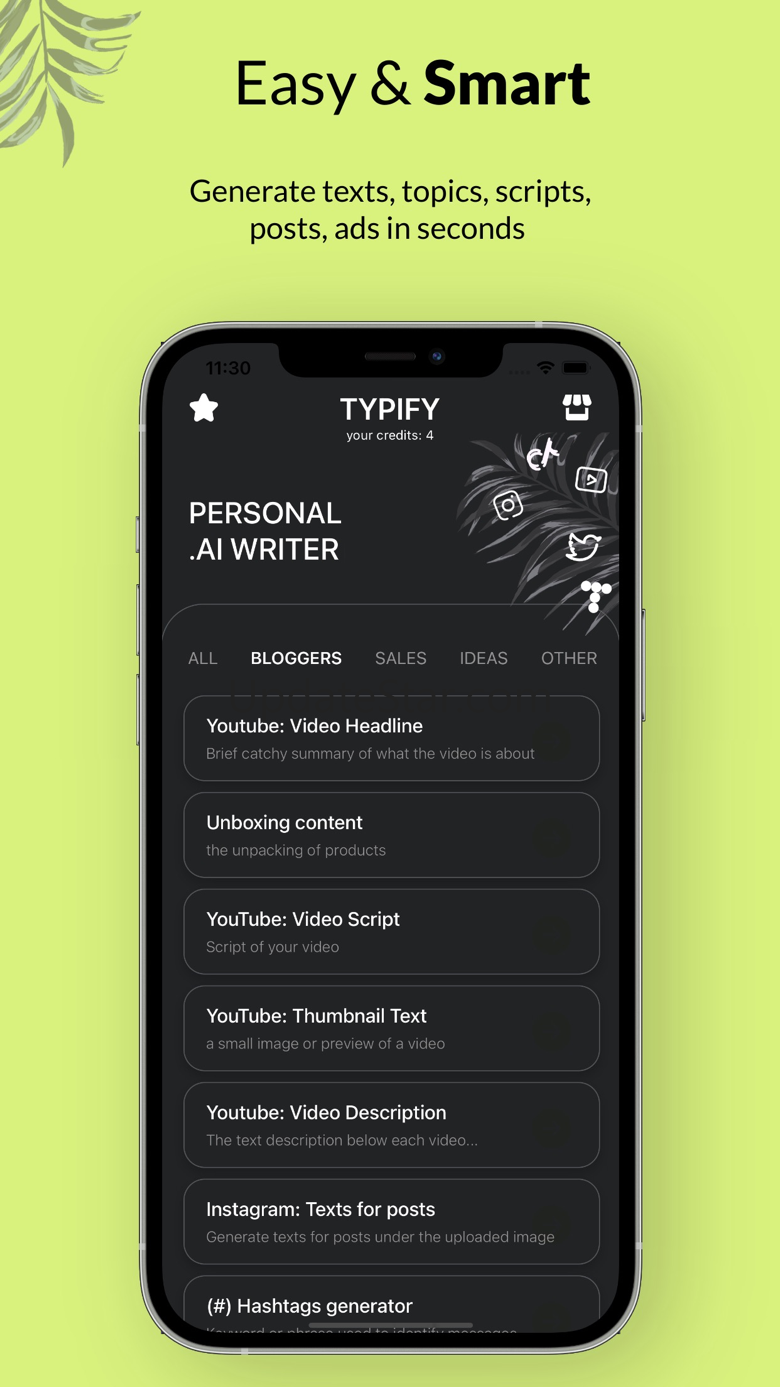 Typify - AI Chat Bot Assistant 2.2.1