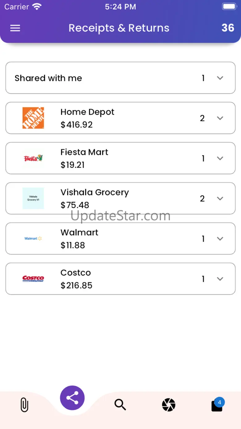 Receipts and Returns 1.5.7