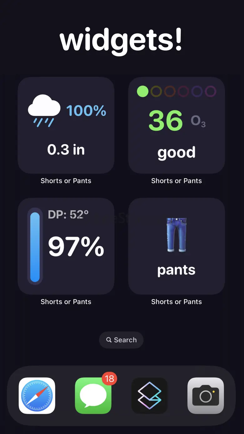Shorts or Pants? 1.9.1