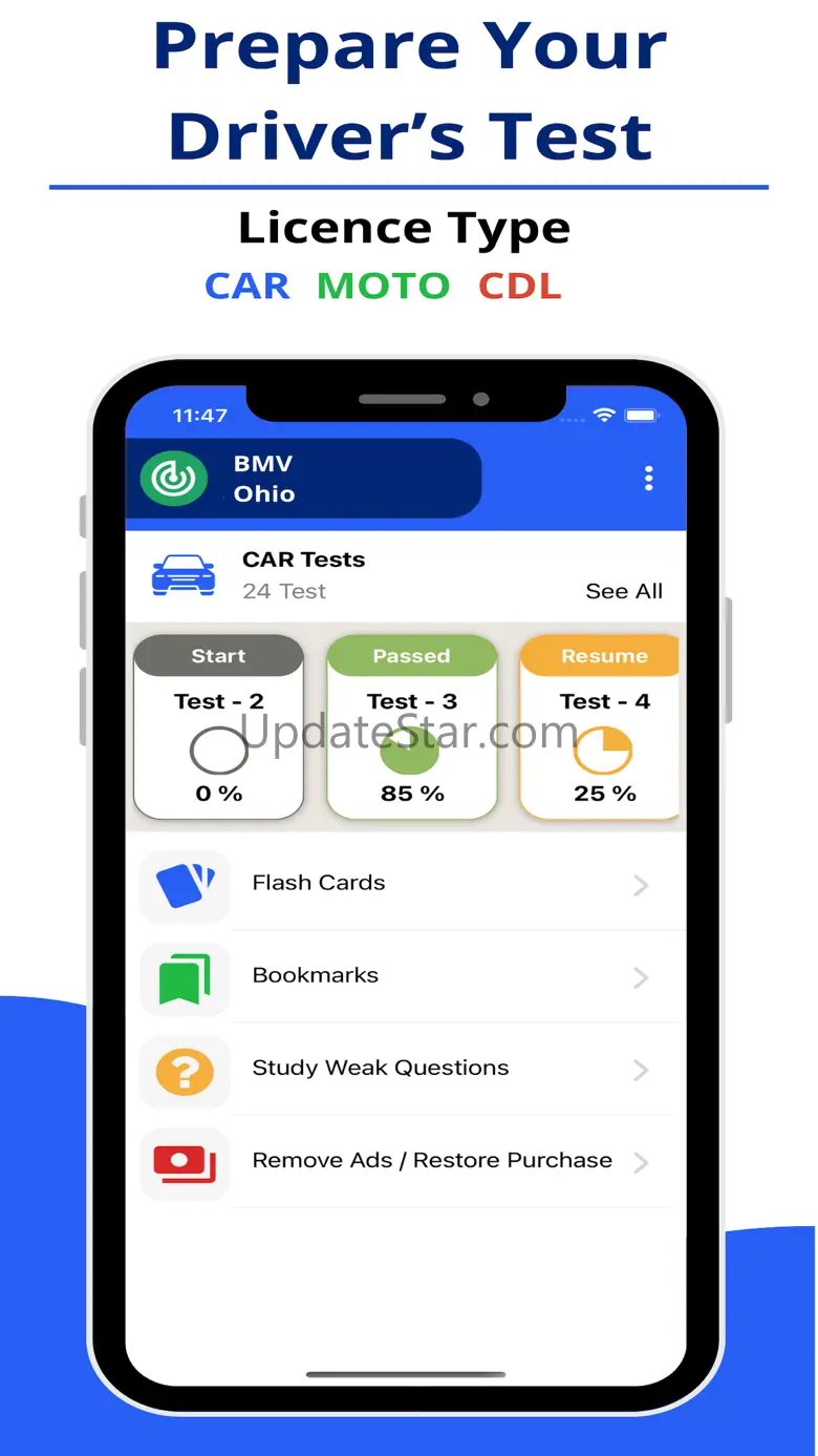 Ohio BMV Permit Test Prep 2.0