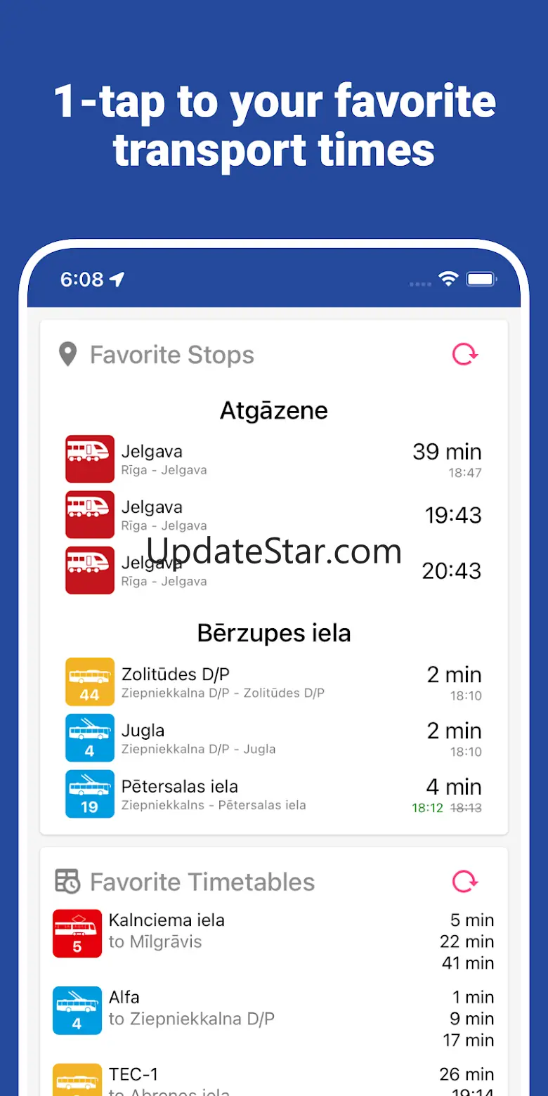 Timey: Bus & Train Times 3.4.4