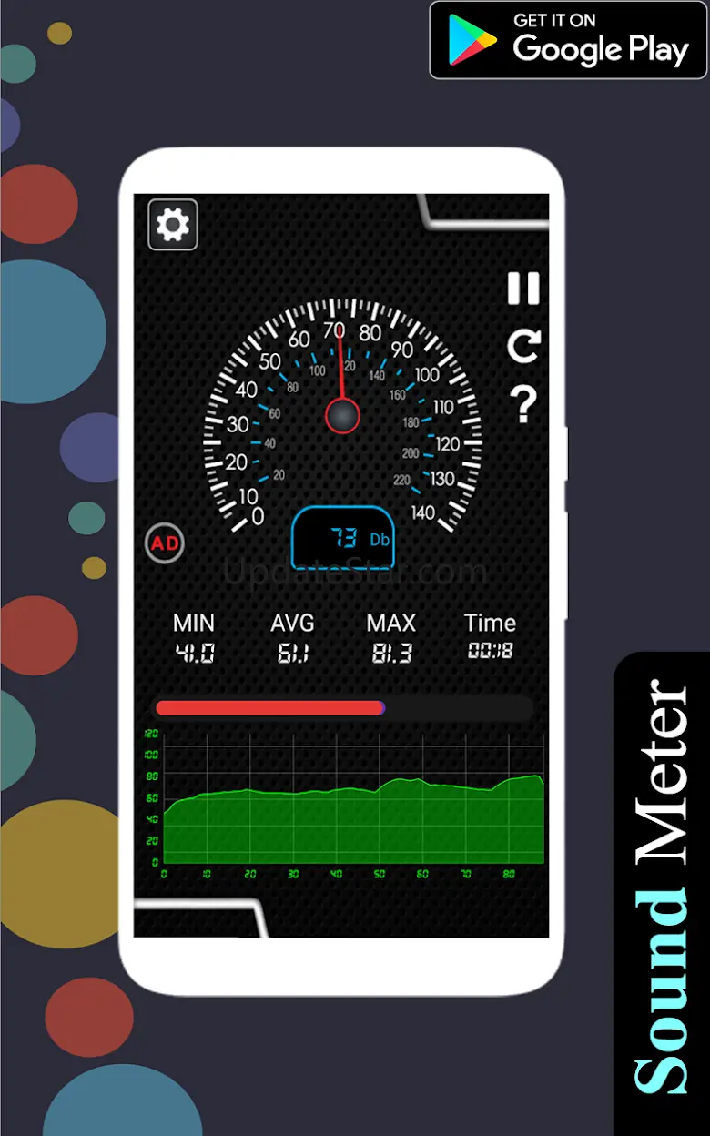 Sound Meter and Sound pressure 0.0.8