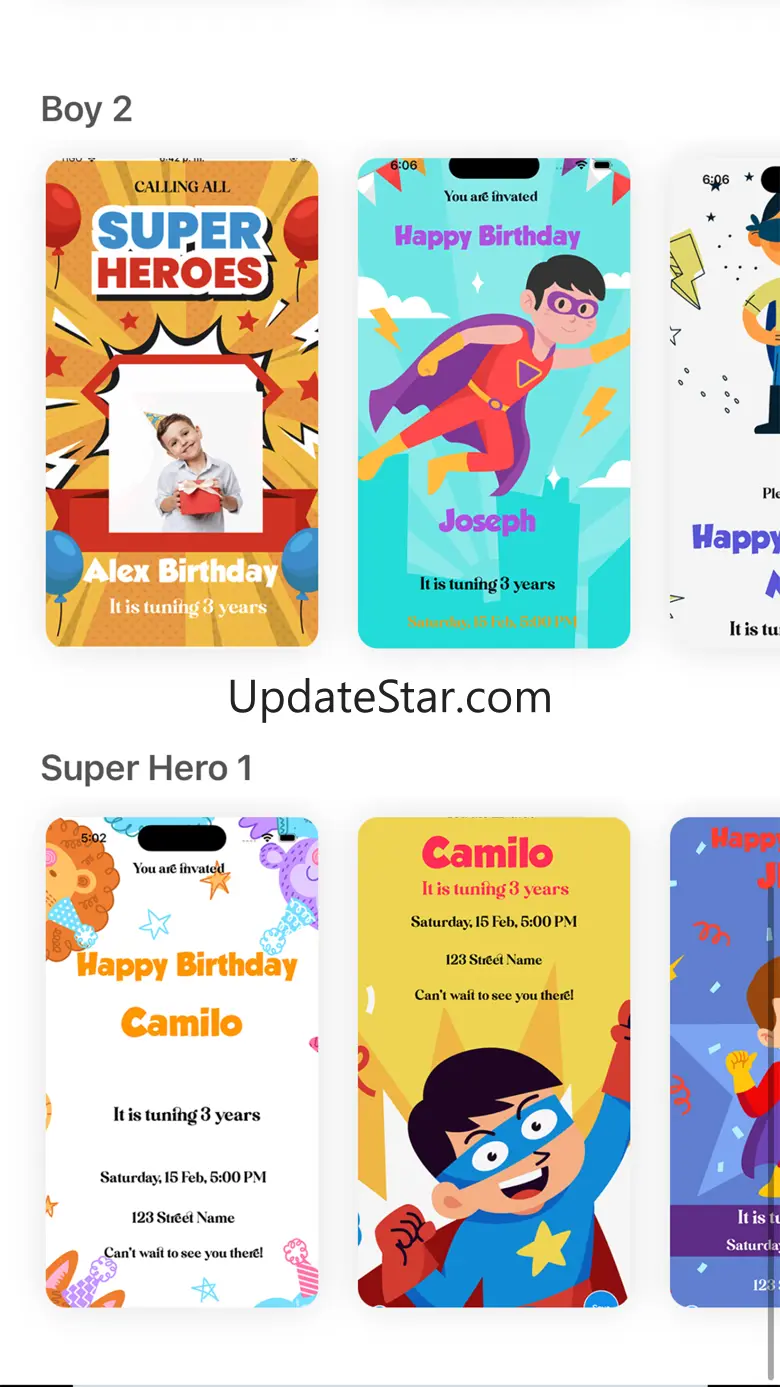 Birthday invitation maker . 13