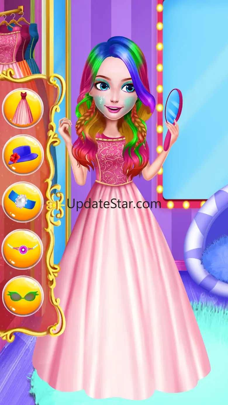 Magic Rainbow Braid Hair Salon
