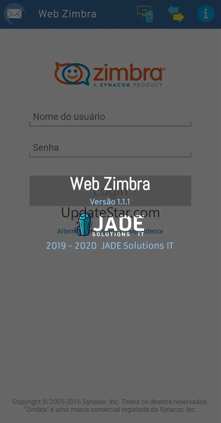 Web Zimbra 1.2.0