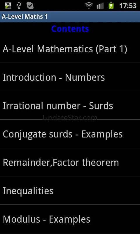 A-Level Mathematics (Part 1) 1.25