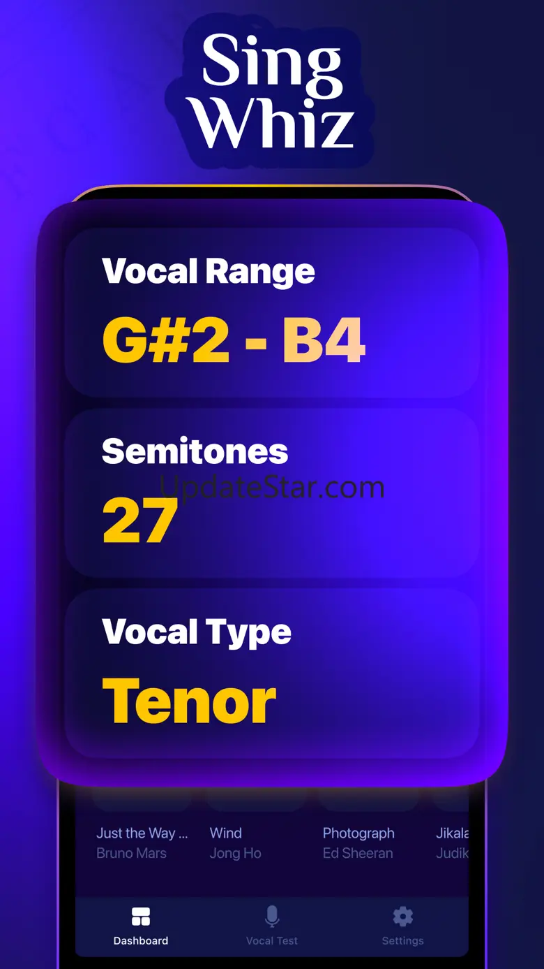 Sing Whiz - Vocal Range Test 1.0