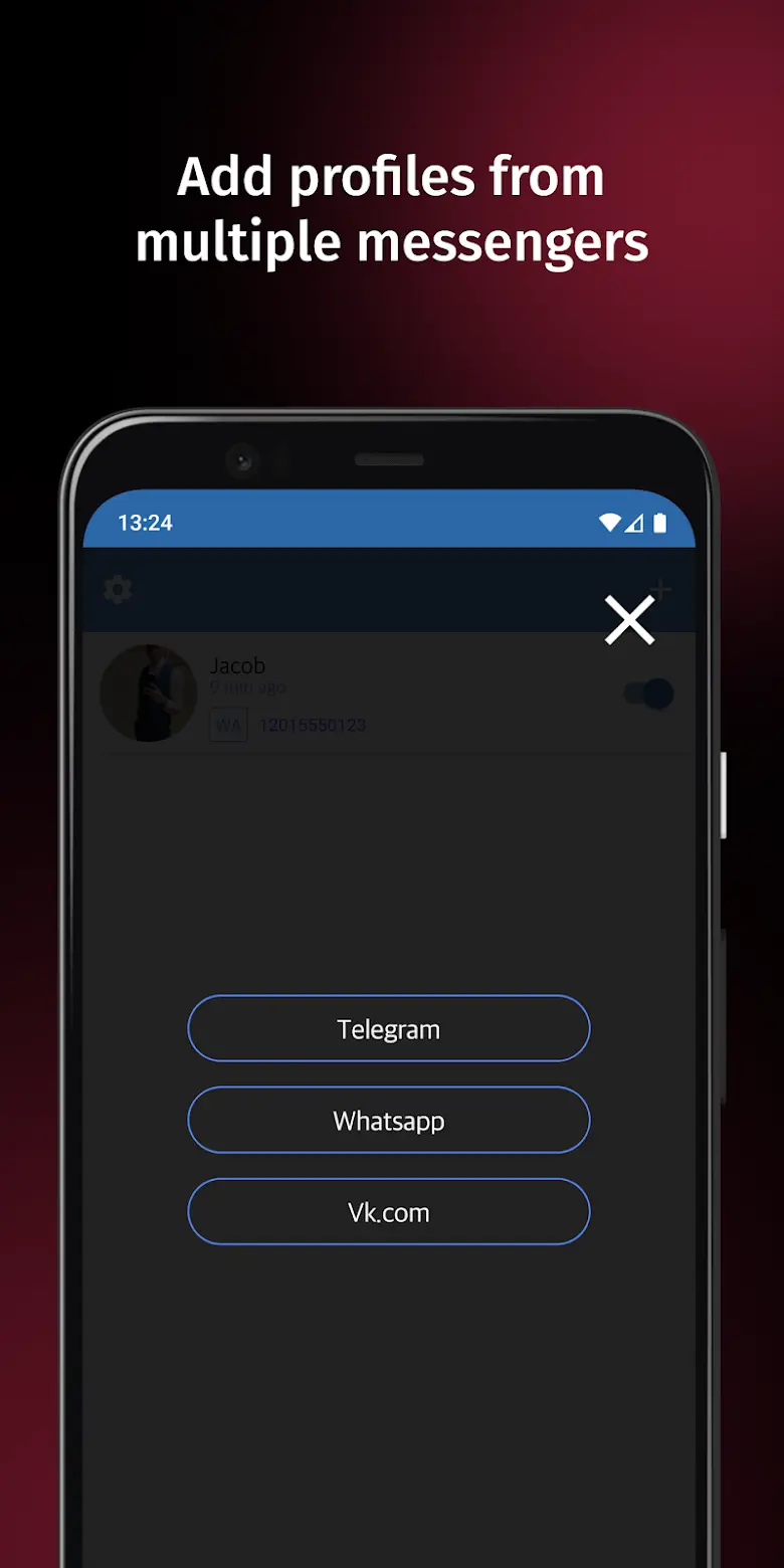 Lasta - tracker for messengers 2.0.0