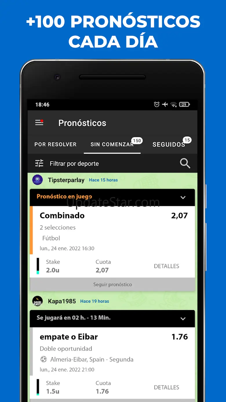 Pronosticos y tipsters 2.1.1
