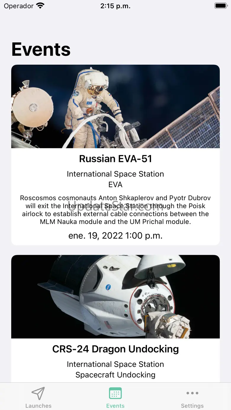 Rocket Launch Calendar 2.2