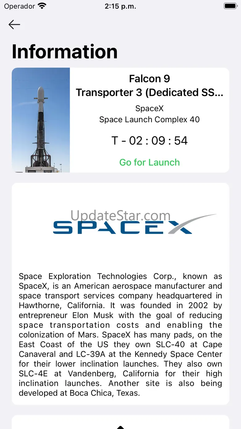 Rocket Launch Calendar 2.2
