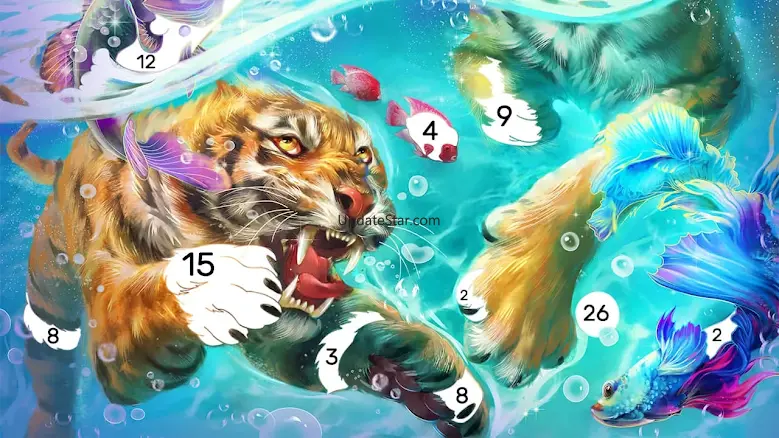 Number Tap Color