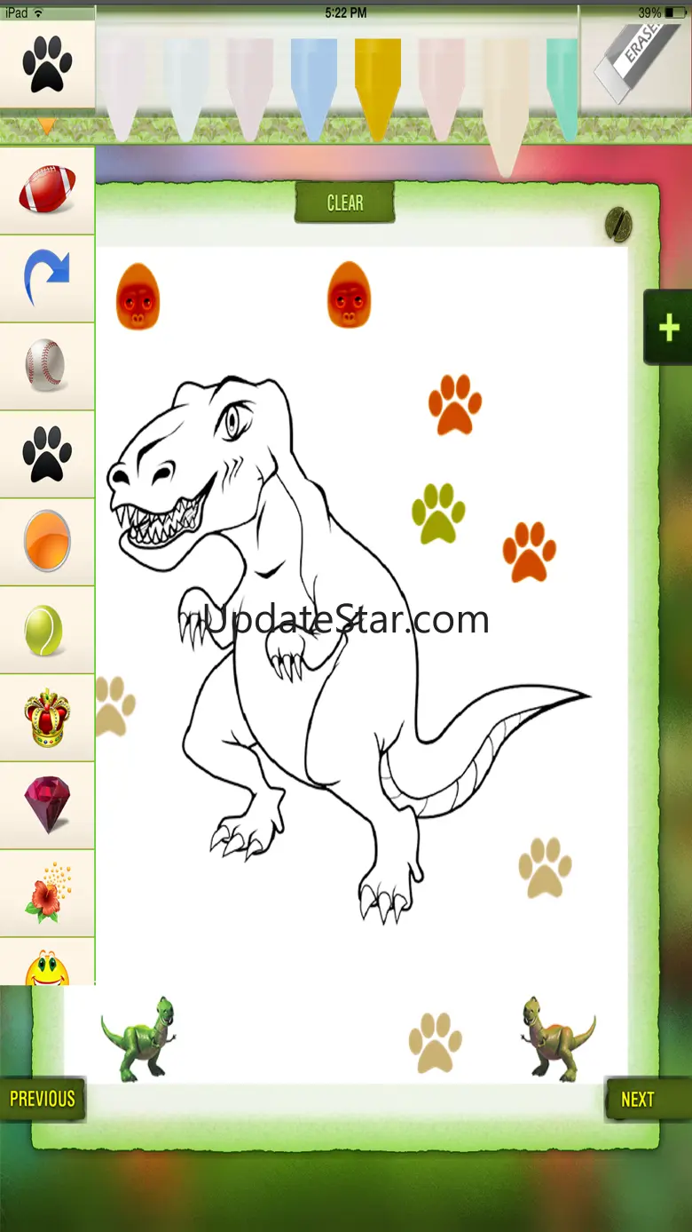 Toddler Dinosaur Coloring Book 2.4