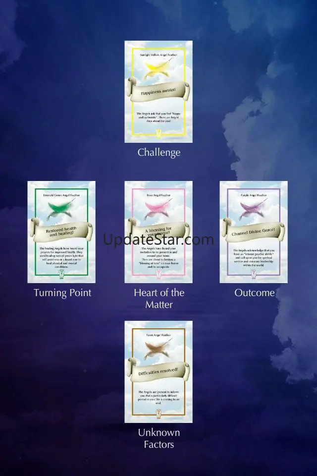 Angel Feather Oracle Cards 2.7