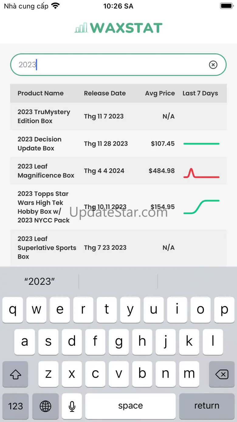 Waxstat 1.5.0