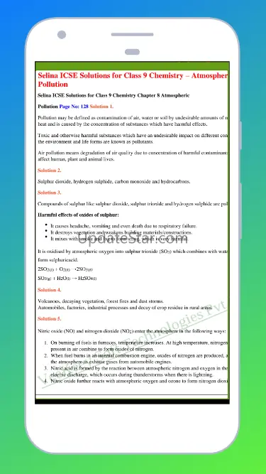 ICSE CLASS 9 SOLUTION 2.0
