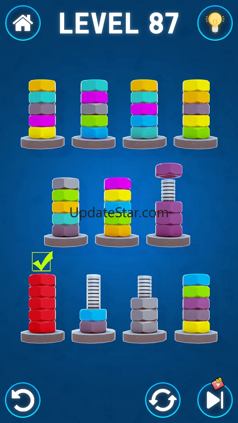 Nuts and Bolts Color Sort Game 1.0.8