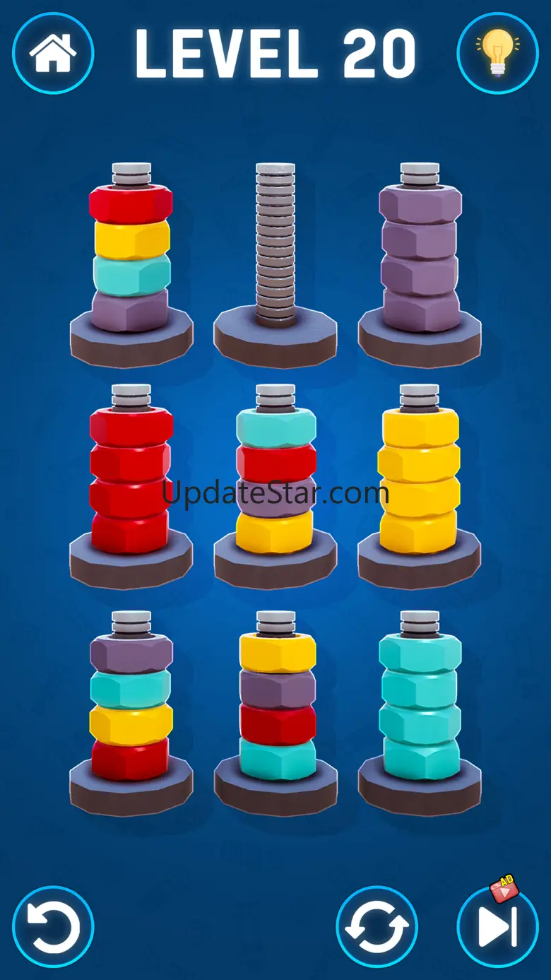 Nuts and Bolts Color Sort Game 1.0.8