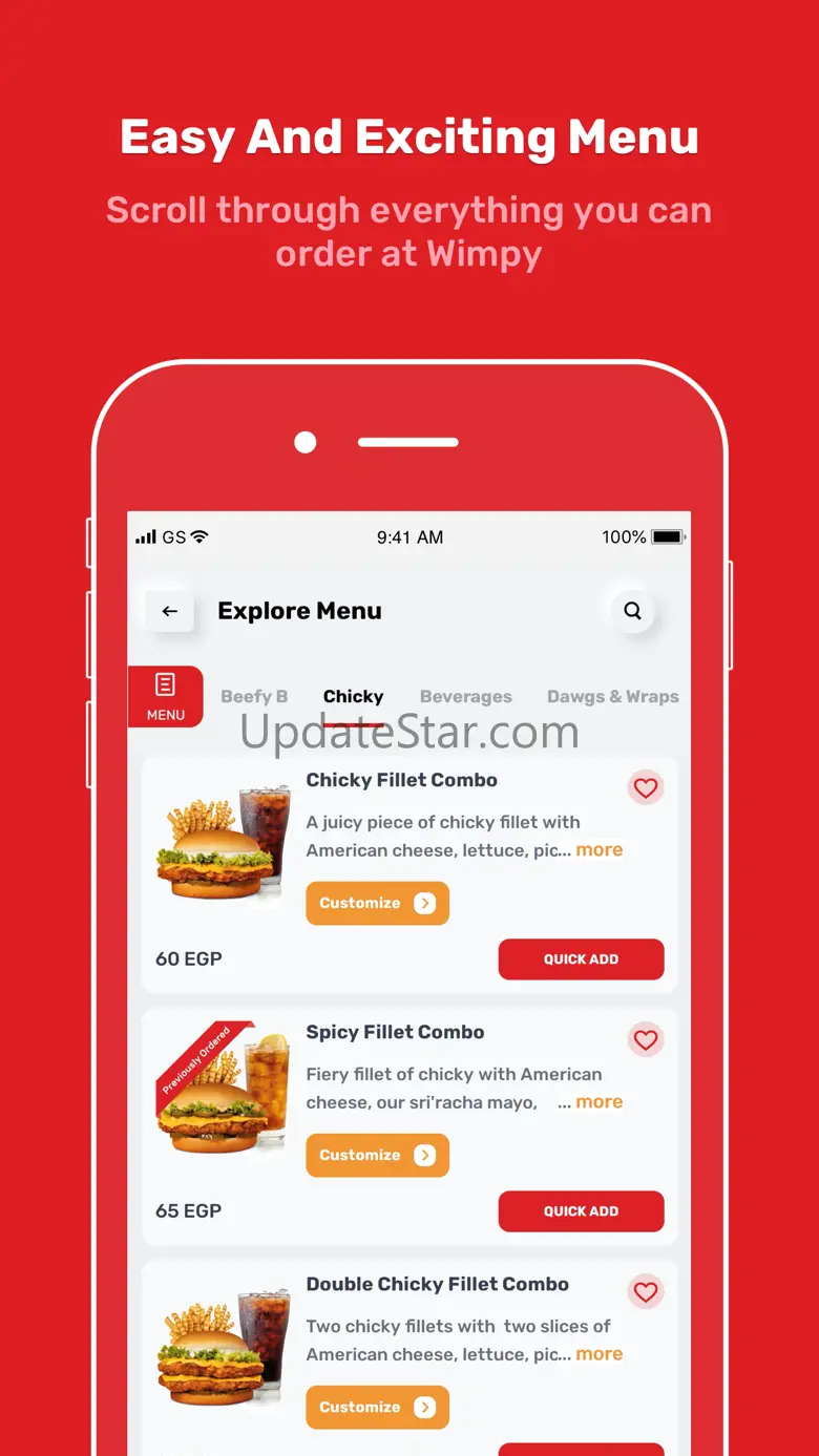 Wimpy Egypt: Order Food Online 3.1.5
