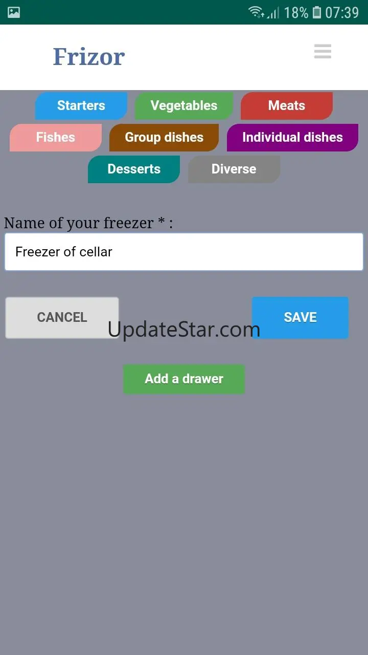 Frizor - app for freezor 2.3.0