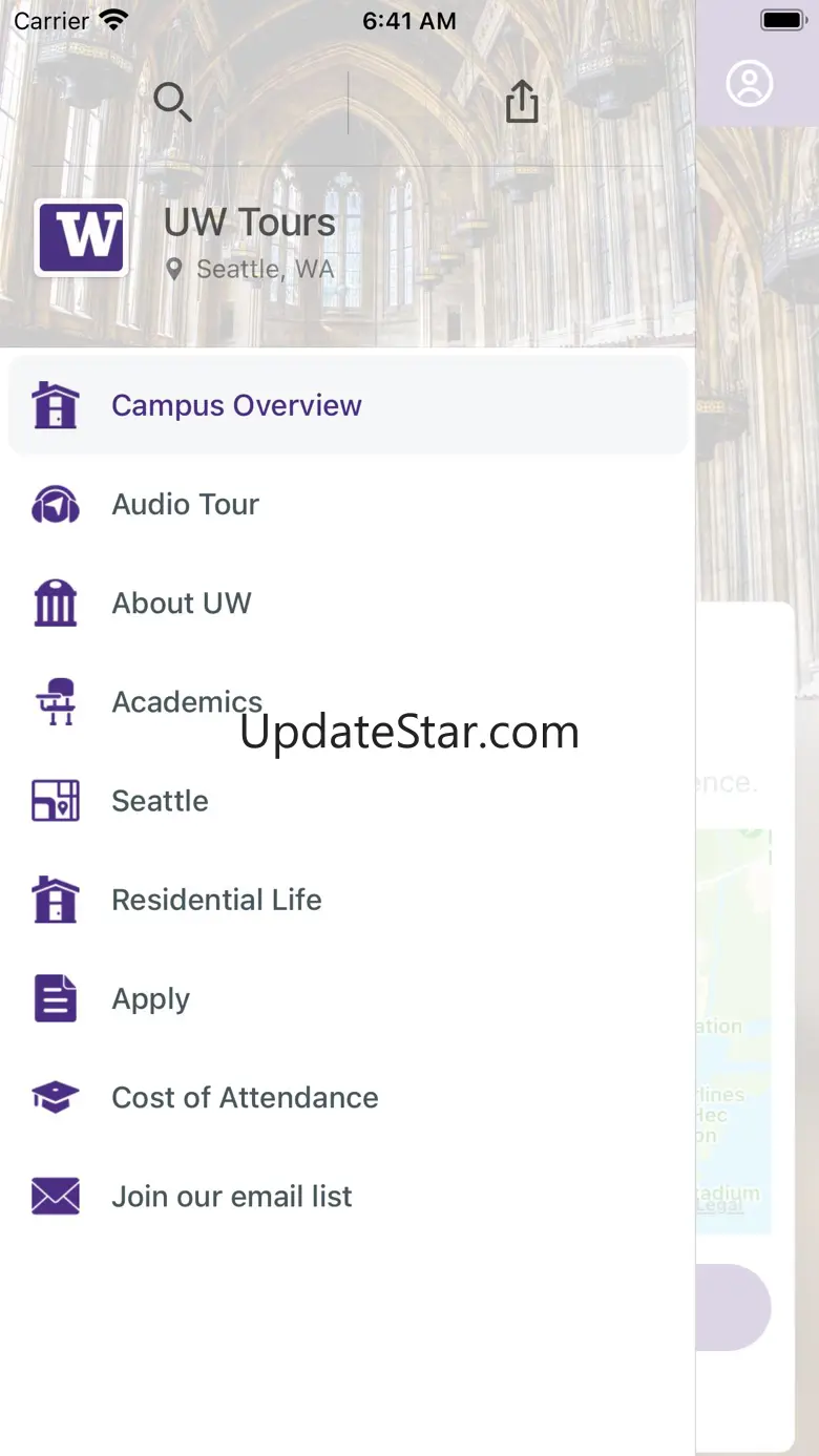 University of Washington Tours 2.4.0