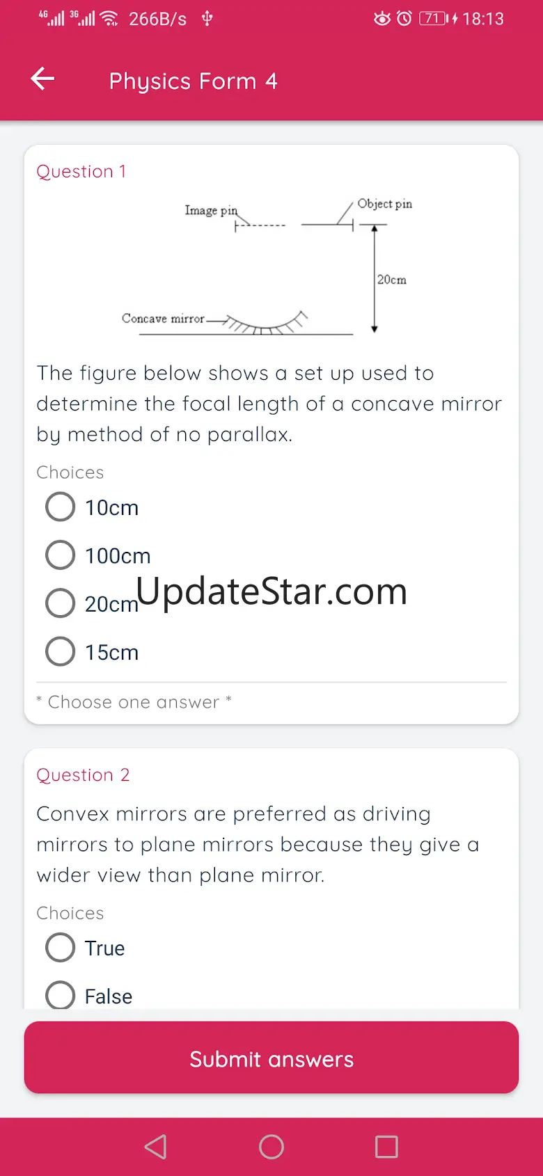 Dawati - content, past papers 2.0.5