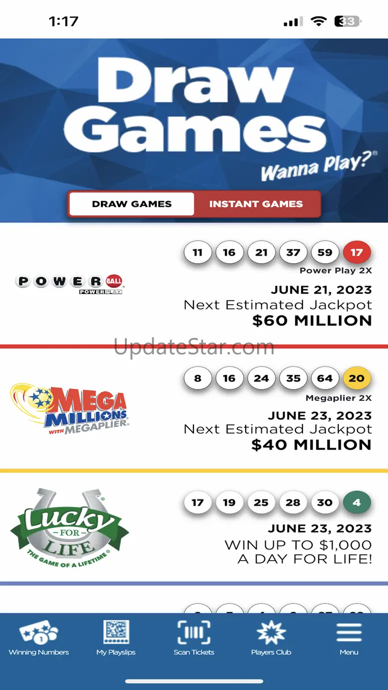 DE Lottery Players Club 1.1.0