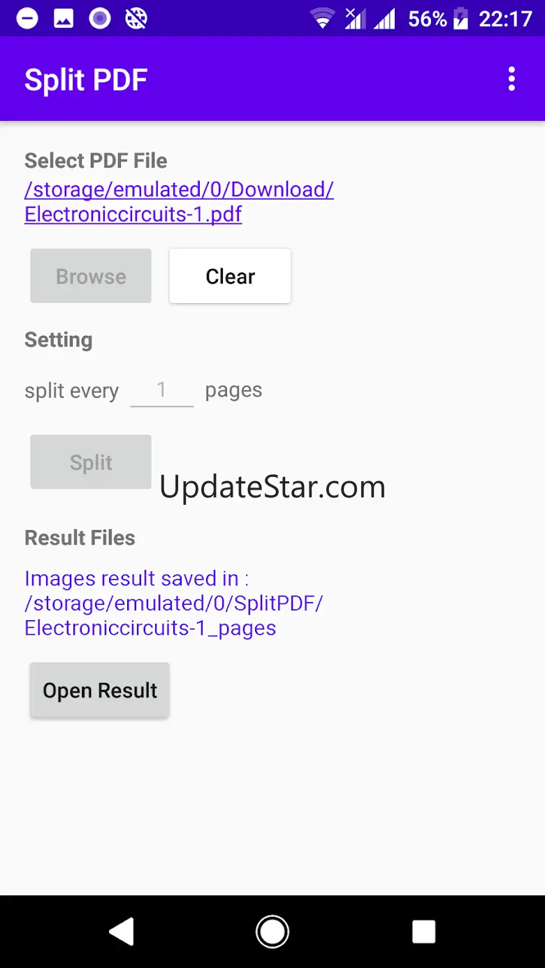 Split PDF Pages 3.7