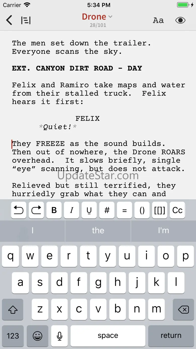 Slugline: Simply Screenwriting 1.7.0