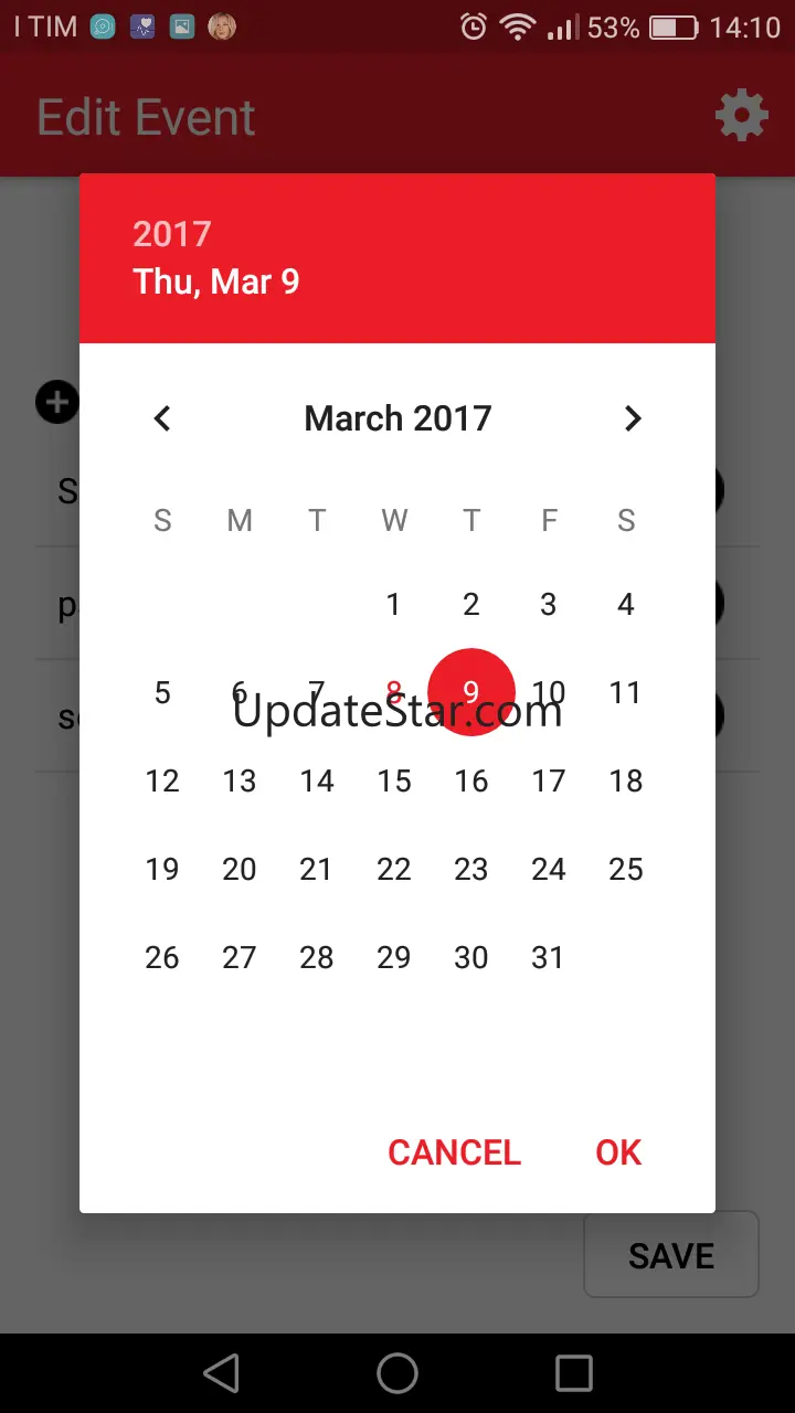 Calendar and block notes 2.1.9