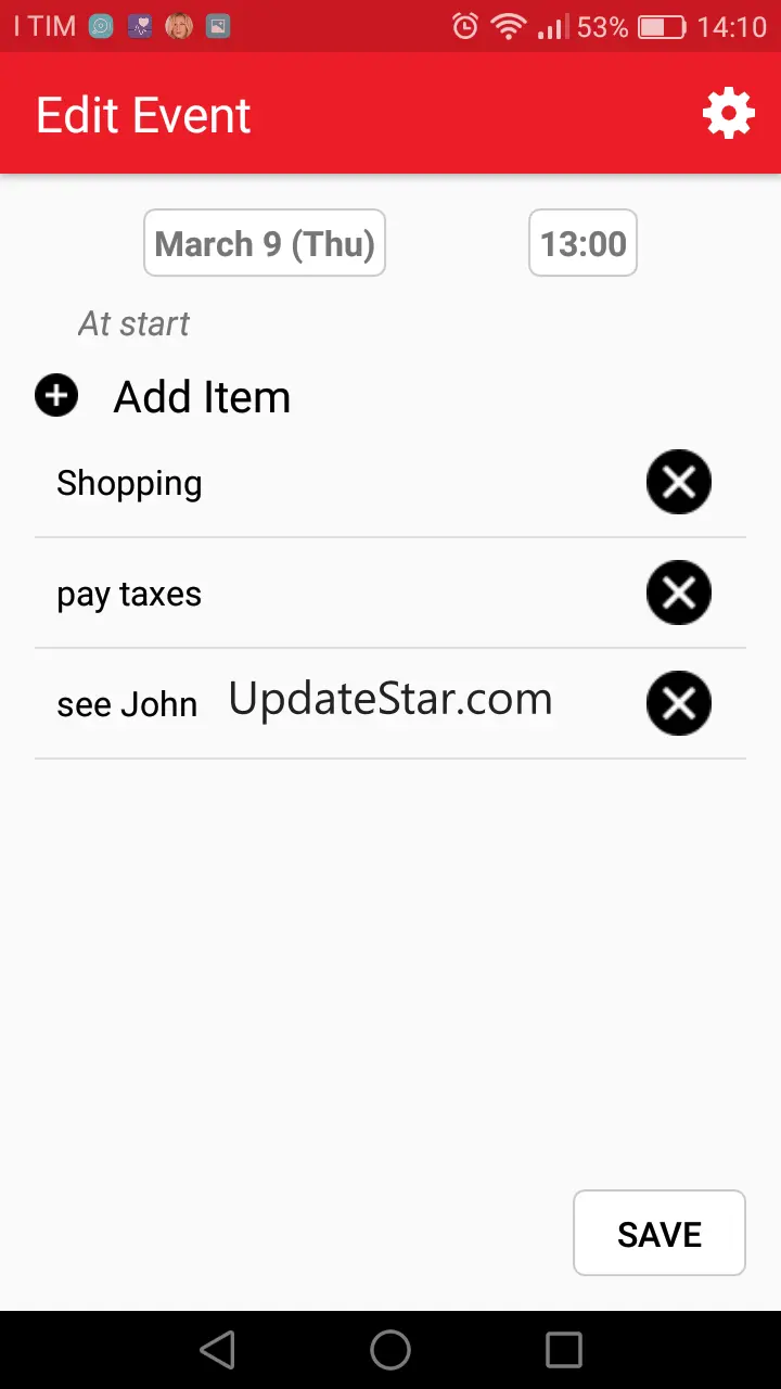 Calendar and block notes 2.1.9