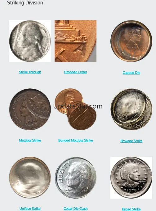 Mint Error Coins - Images - Va 1.0