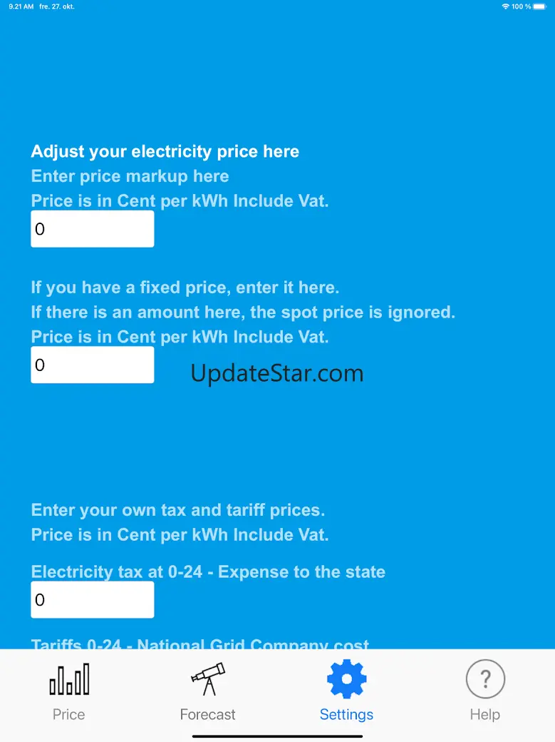 Electricity Spot Prices 10.6