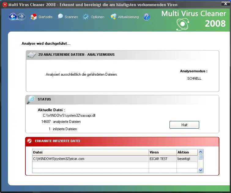 Multi Virus Cleaner 2008 8.4.10