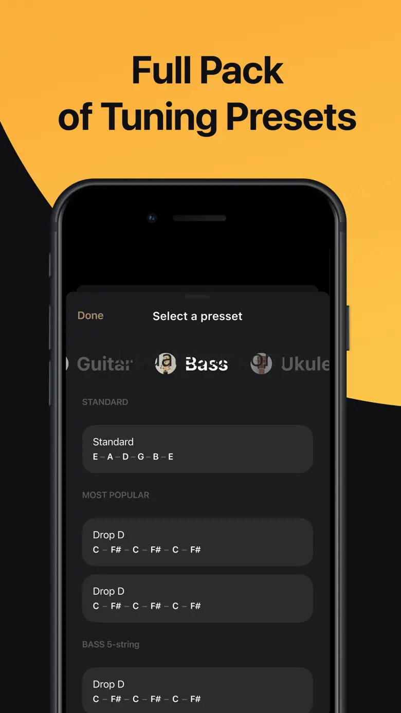 Guitar Tuner + Ukulele & Bass 1.7