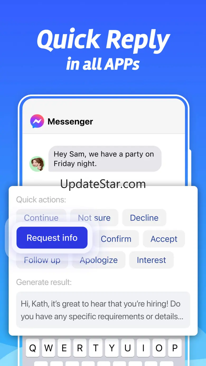 AI-Keyboard: Write, Auto Reply 1.8