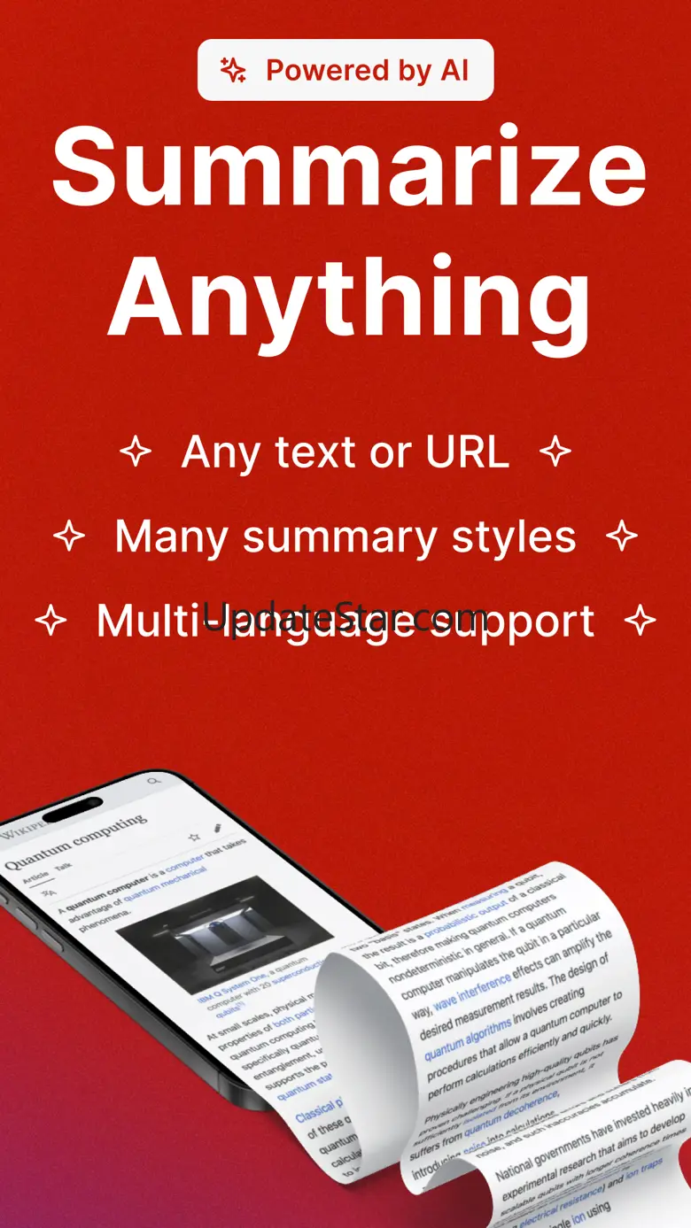Summarizer - AI Text Summary 1.8.0