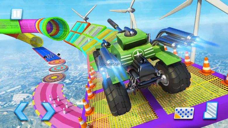 Monster Truck Stunt- Mega Ramp 1.5