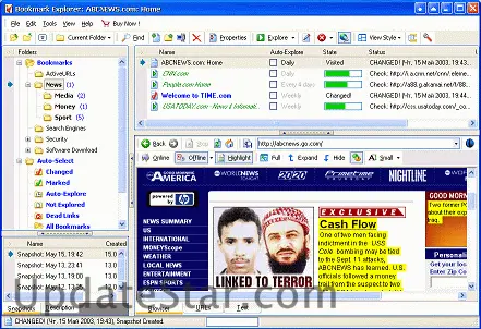 ActiveURLs Check&Get - Web-Monitor, Bookmark Manager and Web-Page Archiver 3.3