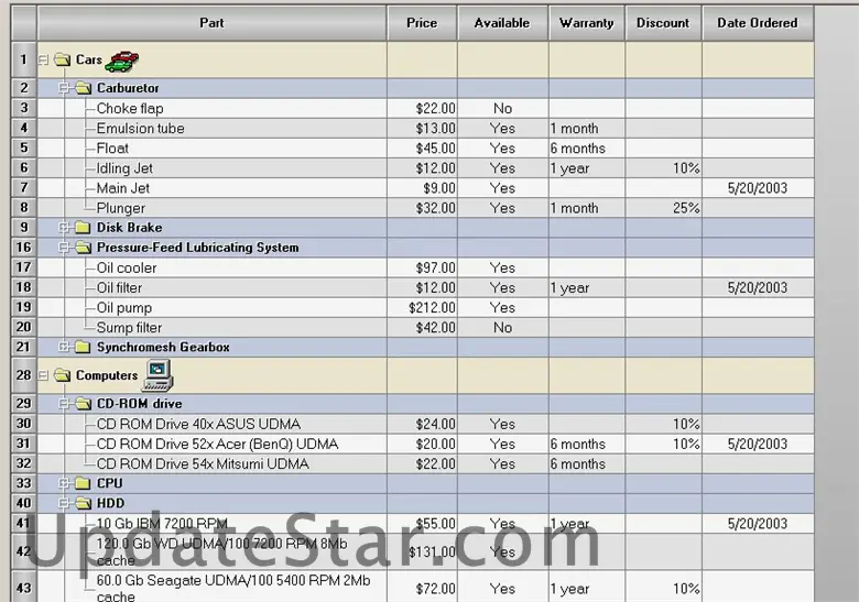 Bennet-Tec TList ActiveX Control  8.0.3