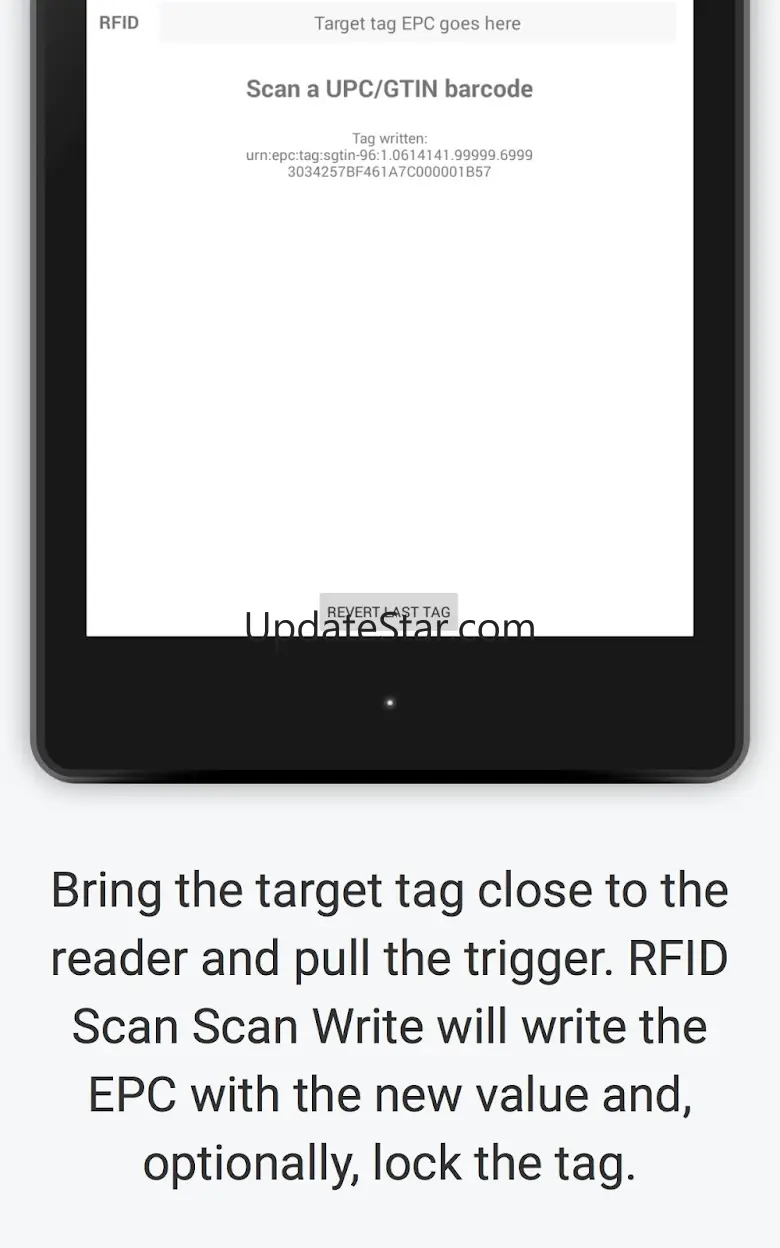 RFID Scan Scan Write 3.8