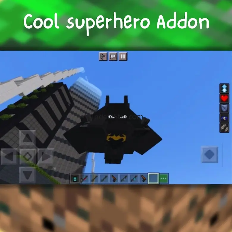 Superhero Mod for Minecraft PE 8.KPLR.32.1