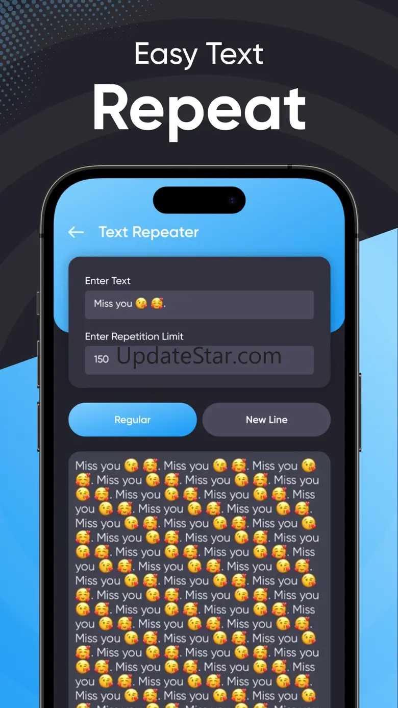 Re Message - Repeat Text 10k 1.8