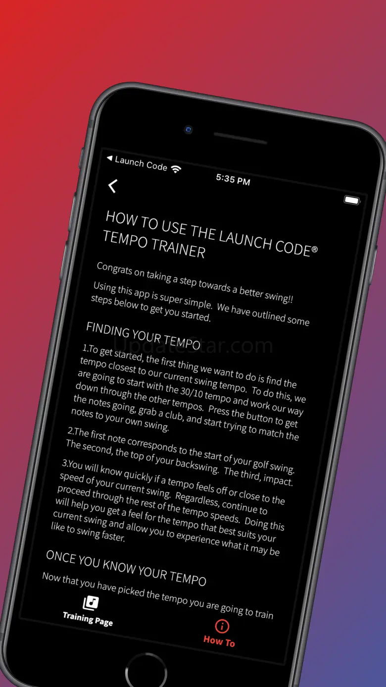 Launch Code® Tempo Training 2.3