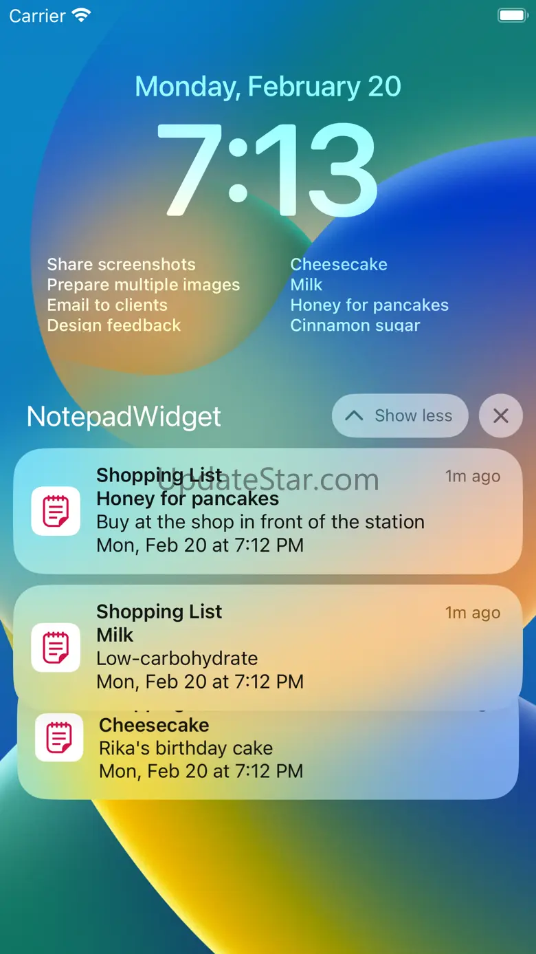 Notepad Widget, Sticky Notes 1.0.7