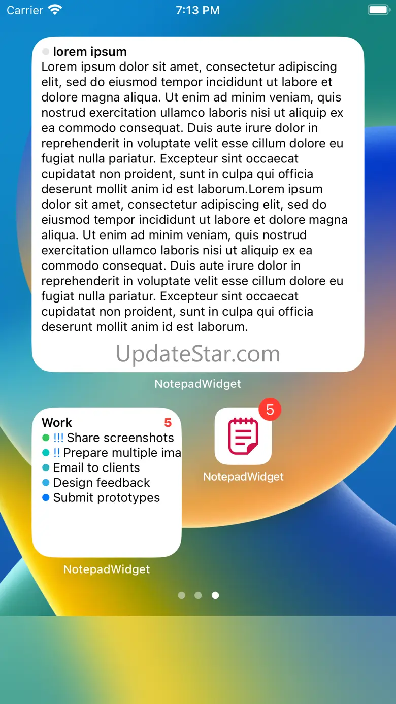 Notepad Widget, Sticky Notes 1.0.7