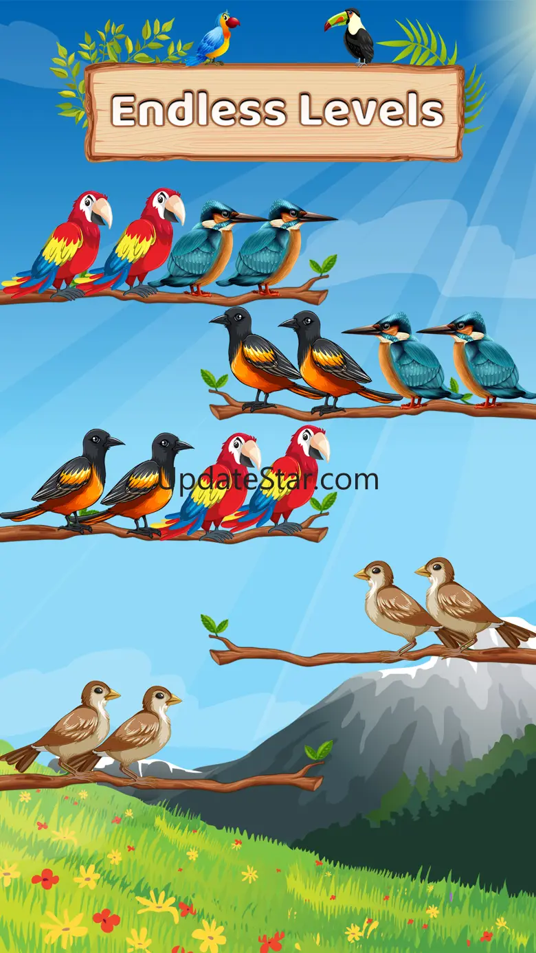 Bird Sort Color Puzzle ASMR 1.4