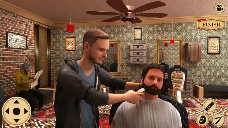 Barber Shop Hair Cut Salon 3D 1.28